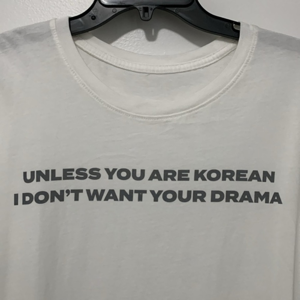 NWOT K-DRAMA Korean Drama Oversized Tee Shirt RECYCLED KARMA Squid Games